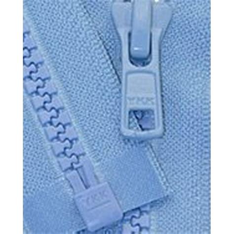 10 Vislon Zipper ~ Ykk 5 Molded Plastic ~ Separating 260 Blue Lilac