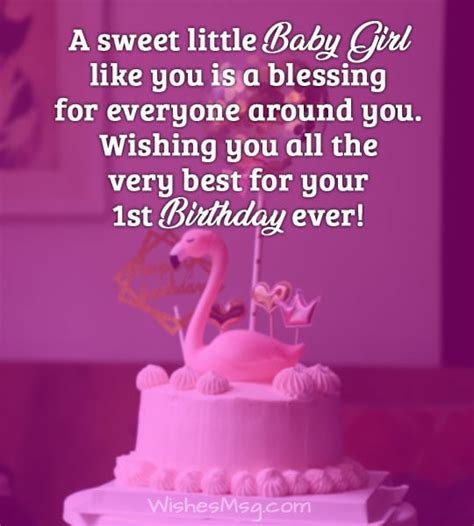 First Birthday Wishes And Messages For Baby Wishesmsg