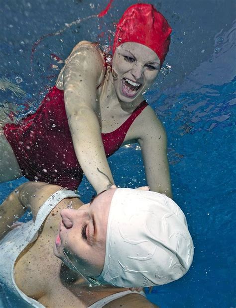 Underwater Swimming Scuba Diver Girls Swim Caps
