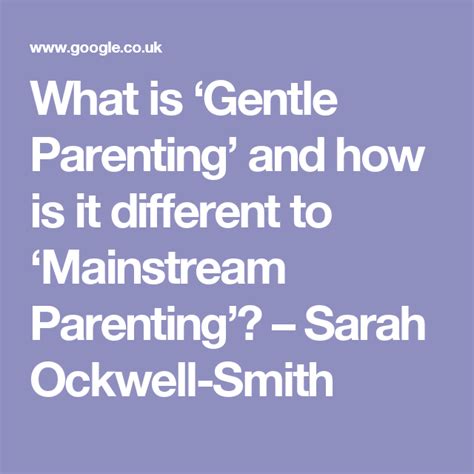 What Is ‘gentle Parenting And How Is It Different To ‘mainstream