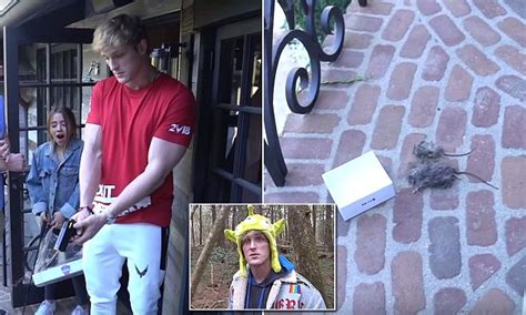 Logan Paul Tasers Two Dead Rats In New Controversial Video Daily Mail