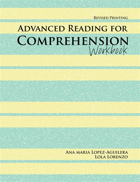Advanced Reading For Comprehension Workbook Higher Education