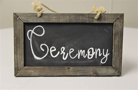 Small Rustic Framed Chalkboard | 307 Events and Tents