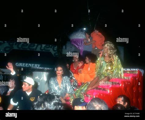 West Hollywood California Usa 7th January 1996 Singer Diana Ross And