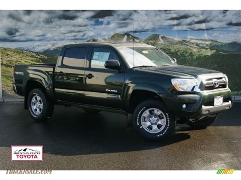 2012 Toyota Tacoma V6 Sr5 Double Cab 4x4 In Spruce Green Mica 084446