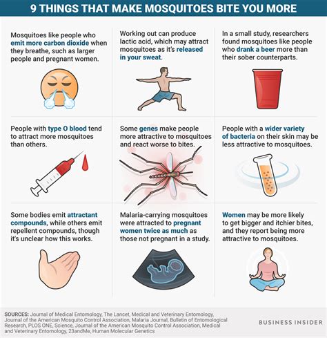 Reasons Mosquitoes Bite You More Than Others Business Insider