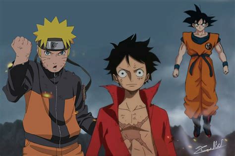 Goku Luffy Naruto Wallpapers Top Free Goku Luffy Naruto Backgrounds