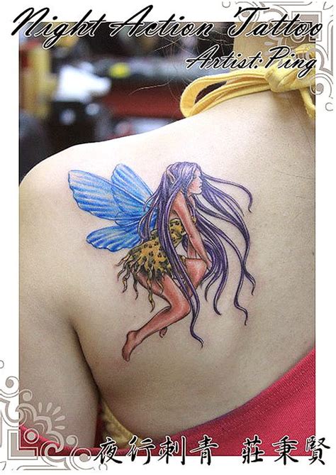 Fairy Tattoo On A Girls Shoulder Tattoos Gallery Tattoos Fairy