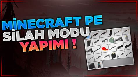 Mİnecraft Pe Sİlah Modu Nasil Yapilir Efsane Sİlahlar Youtube