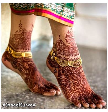 #payal #bridal #anklets #payalbridalanklets Bridal Anklet or payal. Bridal henna or mehndi ...