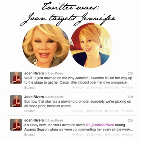 joan rivers twitter slams jennifer lawrence post fashion police comment emily jane johnston