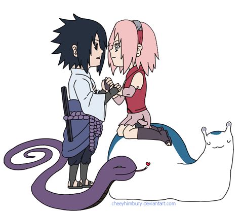 Sasusaku Chibi By Cheeyhimbury On Deviantart