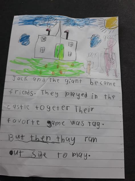 Room 14 Super Star Class Blog Jack And The Beanstalk Writing Activity