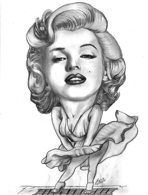 Ulysses Caricaturas Y Dibujos Marilyn Monroe