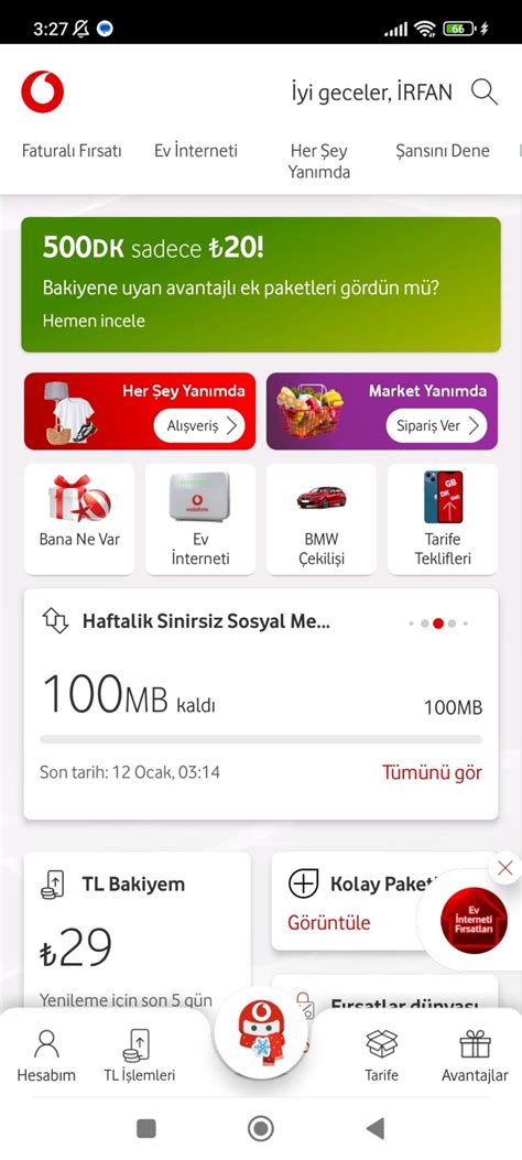 Vodafone Sınırsız Sosyal Medya Paketi Sınırlı Çıktı Şikayetvar