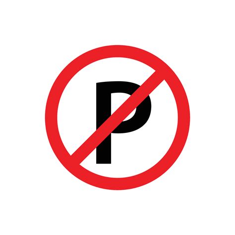 No Parking Sign Vector Illustration 11186827 Vector Art At Vecteezy