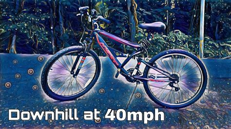 Aj Bike Rides Downhill At 40 Mph Youtube