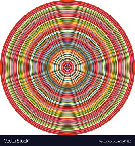 Concentric Pipes Circular Shape In Multiple Colors