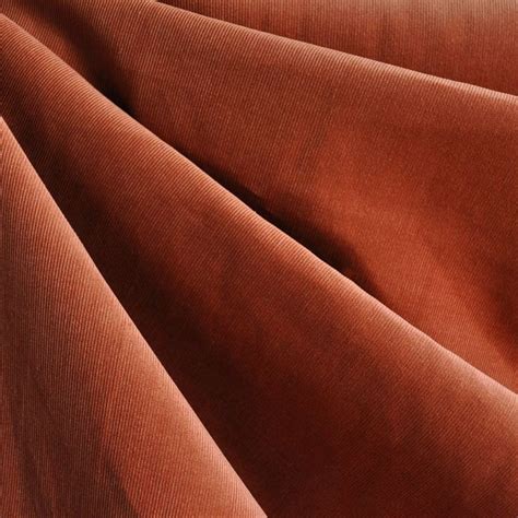 Pinwale Corduroy Shirting Rust Upholstry Fabric Upholstery Fabric