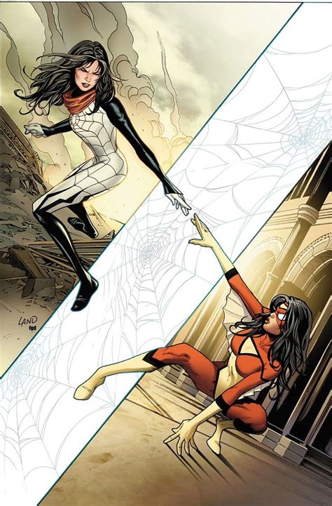 Greg Land Marvel Comics Art Silk Marvel Spider Woman