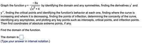 Solved X Graph The Function Y By Identifying The Domain Chegg