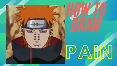 How To Draw Pain Nagato From Naruto Shippuden Youtube