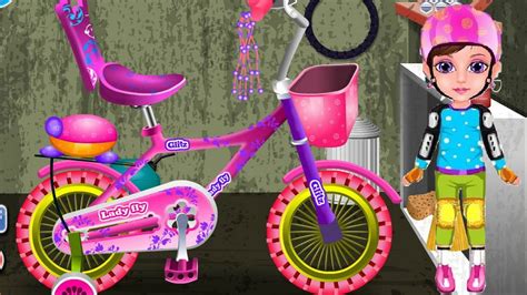 Cute Little Girl First Bike Fun Little Girls Games