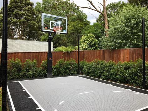 Diy Backyard Basketball Court Dimensions