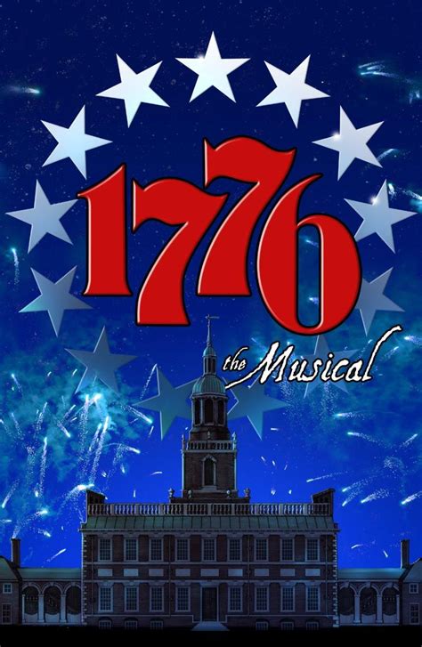 Theatre Poster Of The Week 1776 The Musical Theatre Poster Music