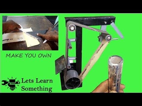 Bei einem bandschleifer handelt es sich um eine elektrische schleifmaschine. HOMEMADE BELT SANDER || Let's Learn Something (com imagens ...