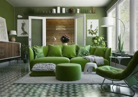 5 Small Yard Green Room Decorating Ideas For Your Home Green Furniture Living Room Living