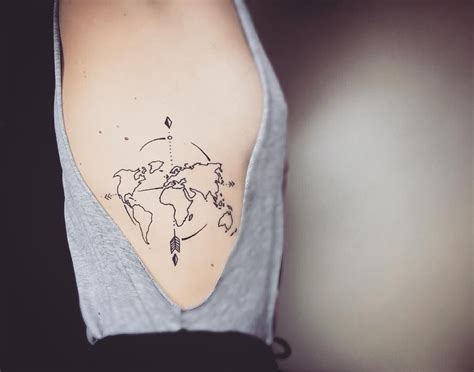 35 Unique Travel Tattoos To Fuel Your World Travel Tattoos World