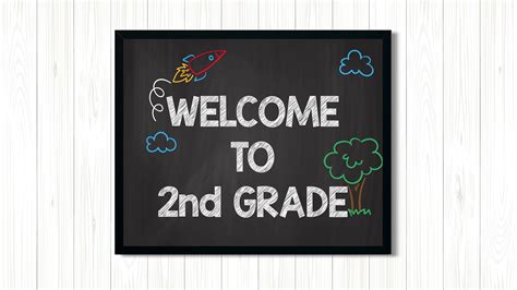 Welcome To 2nd Grade Classroom Sign Printable Wall Art Etsy