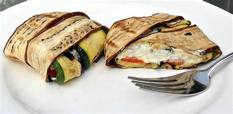 Grilled Vegetable Stack With Goat Cheese Stuffing