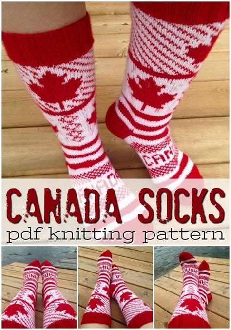 Canada Patterns Knitting Patterns Knitting Socks Sock Knitting