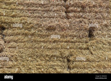 Straw Stacks Farming Backgrounds And Textures Stock Photo Alamy