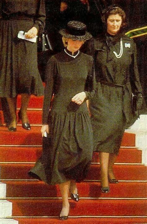 18th september 1982 diana represents the queen at princess grace s funeral grace kelly