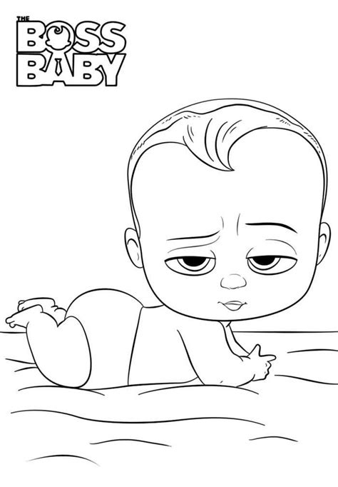 Free Printable The Boss Baby Coloring Pages Pdf