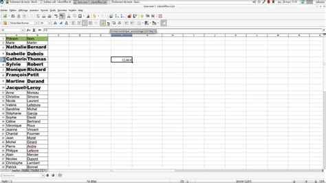 Formatage de cellules sur LibreOffice Calc - YouTube