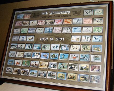 70th Anniversary Federal Duck Stamp Collection 1934 2004print 1806684520