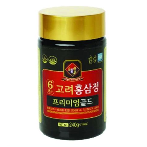 Daehan Korean 6 Years Red Ginseng Premium Gold Extract 240g Pure 100