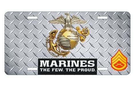 Custom United States Marine Corps Globe License Plate By Mr300s