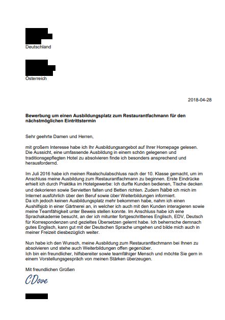 We did not find results for: Wie findet ihr dieses Bewerbungsschreiben für einen ...