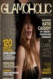 Katie Cassidy Glamoholic Magazine March 2014 Issue CelebMafia