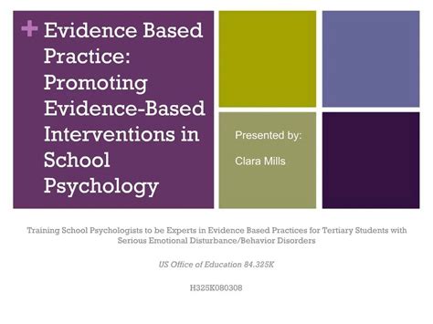 Ppt Evidence Based Practice Promoting Evidence Based Interventions
