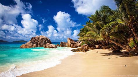 La Digue Island Seychelles Desktop Background