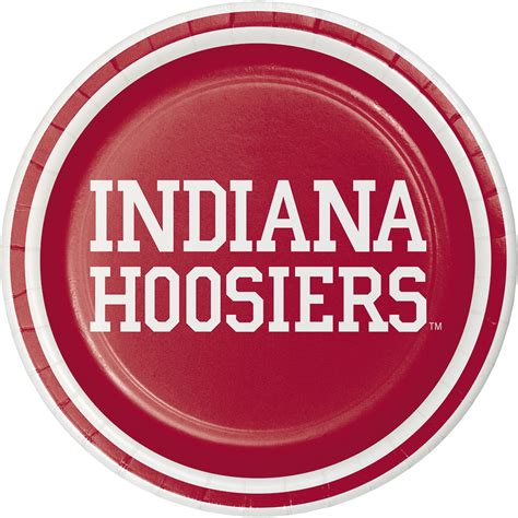 16 University Of Indiana Hoosiers Premium Dessert Plates 678″ For Sports College Just For My