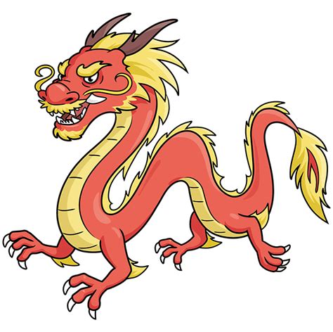 How To Draw Chinese Dragons With Easy Step By Step Drawing Lesson