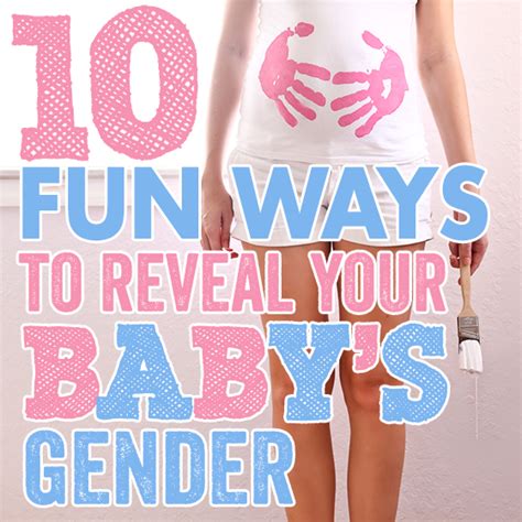 10 Fun Ways To Reveal Your Babys Gender Baby Showers And Gender