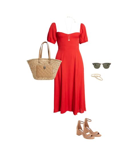 what colour shoes to wear with a red dress chic outfit ideas vlr eng br